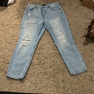 Aeropostale mom jeans, high rise